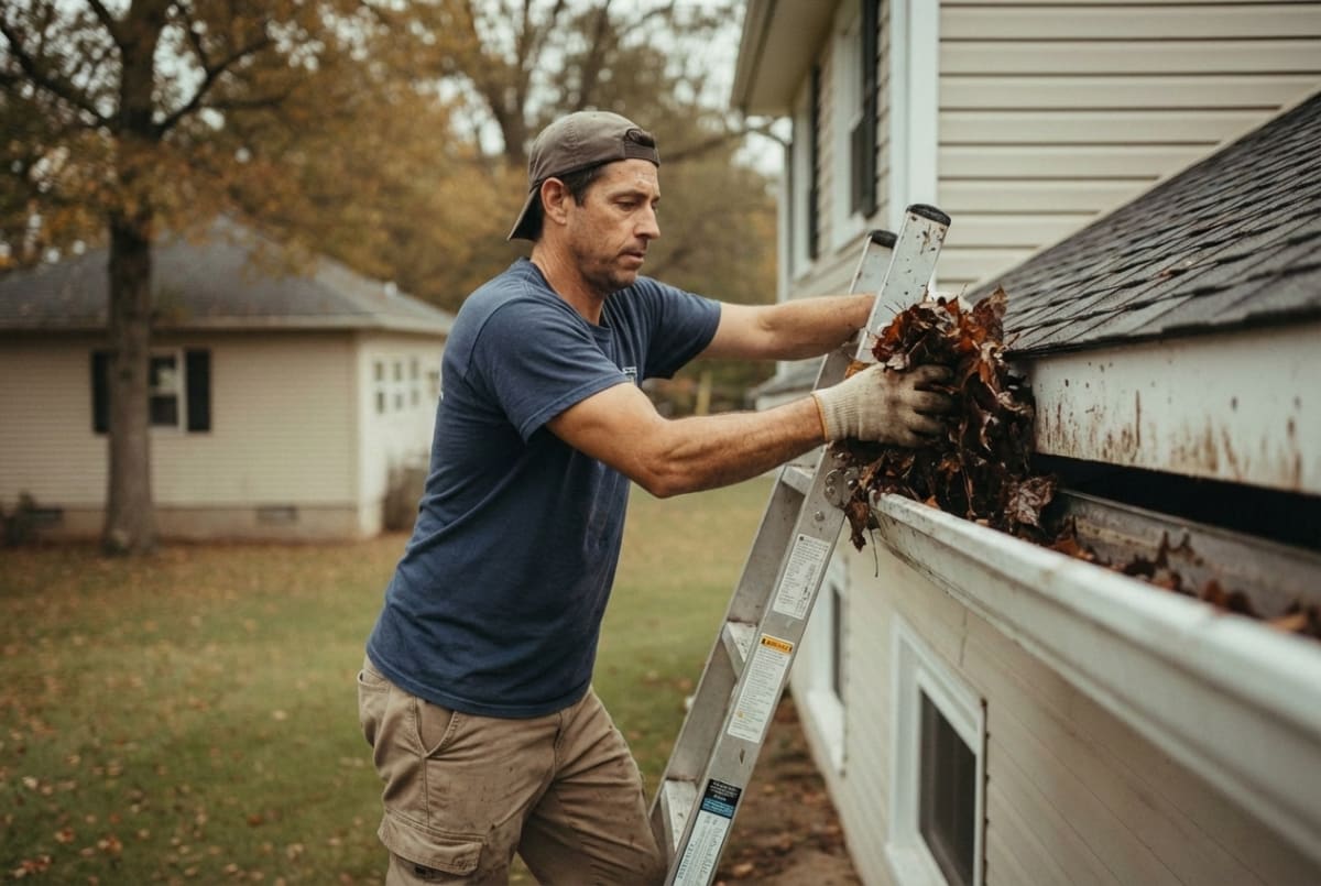 Gutter debris removal San Antonio TX